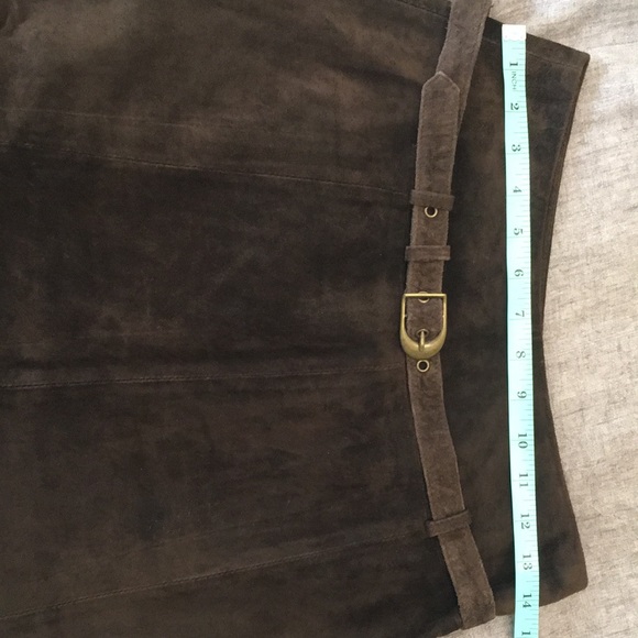 Tristan & Iseut Leather Skirt, Size 4 - Picture 2 of 5